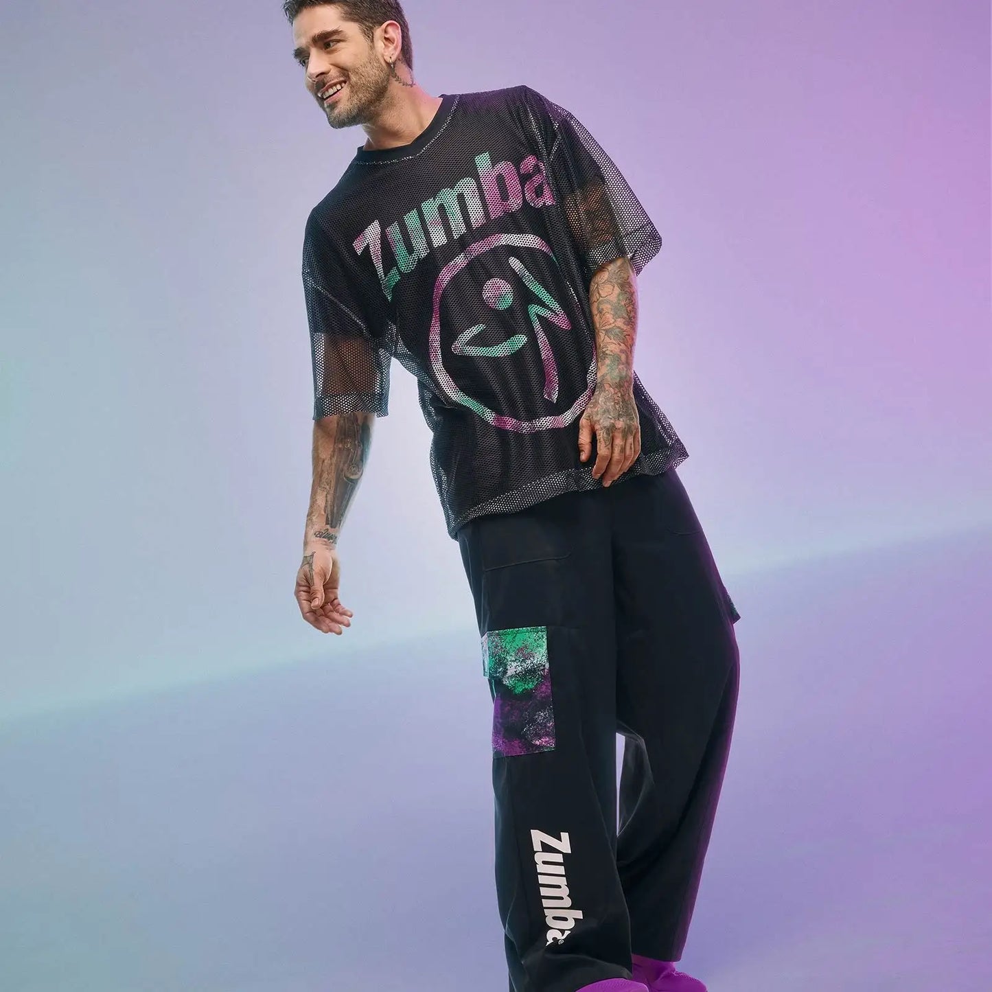 Men's Fitness Team Uniform Short Sleeve Dance Top Breathable Mesh Sportswear Gymnastics Outfit Group T-shirt Sporty Casual