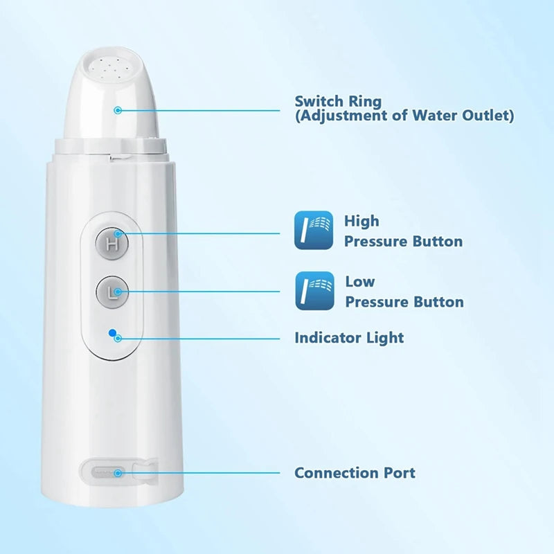 ABUN-Portable Bidet, Travel Bidet, Rechargeable Portable Bidet, Mini Handheld Portable Bidet Sprayer With Travel Bag