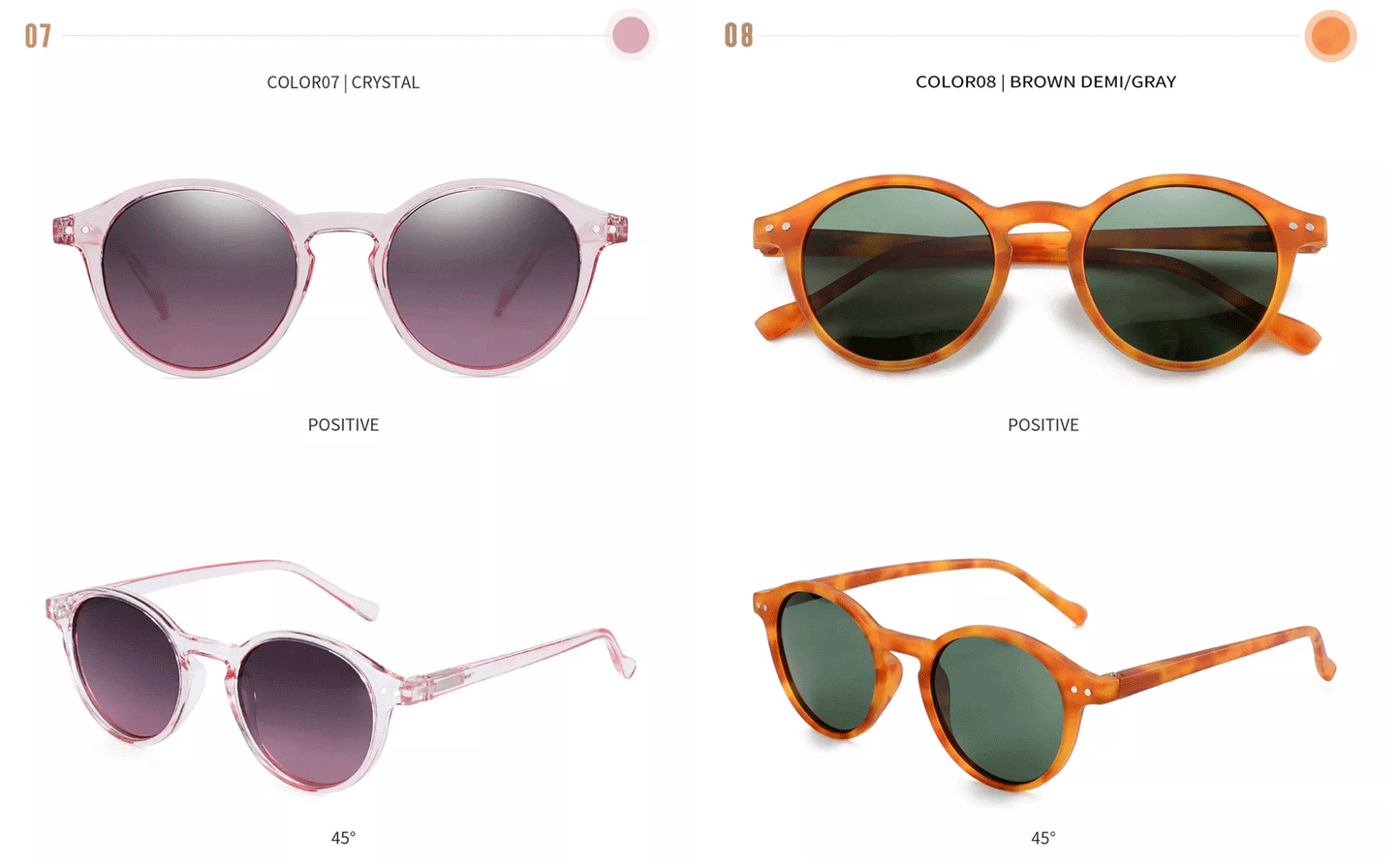 ZENOTTIC Retro Polarized Sunglasses 2023 2024 Men Women Vintage Small Round Frame Sun Glasses Polarized Lens UV400 Goggles Shade