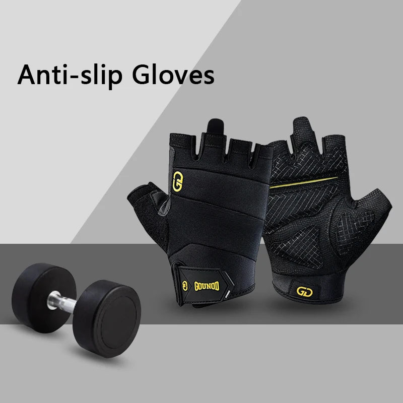 1Pair  Unisex Workout Gloves Full Palm Protection Weight Lifting Gym Gloves for Training Cycling Fitness Exercise