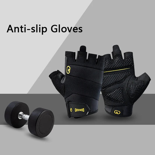 1Pair  Unisex Workout Gloves Full Palm Protection Weight Lifting Gym Gloves for Training Cycling Fitness Exercise