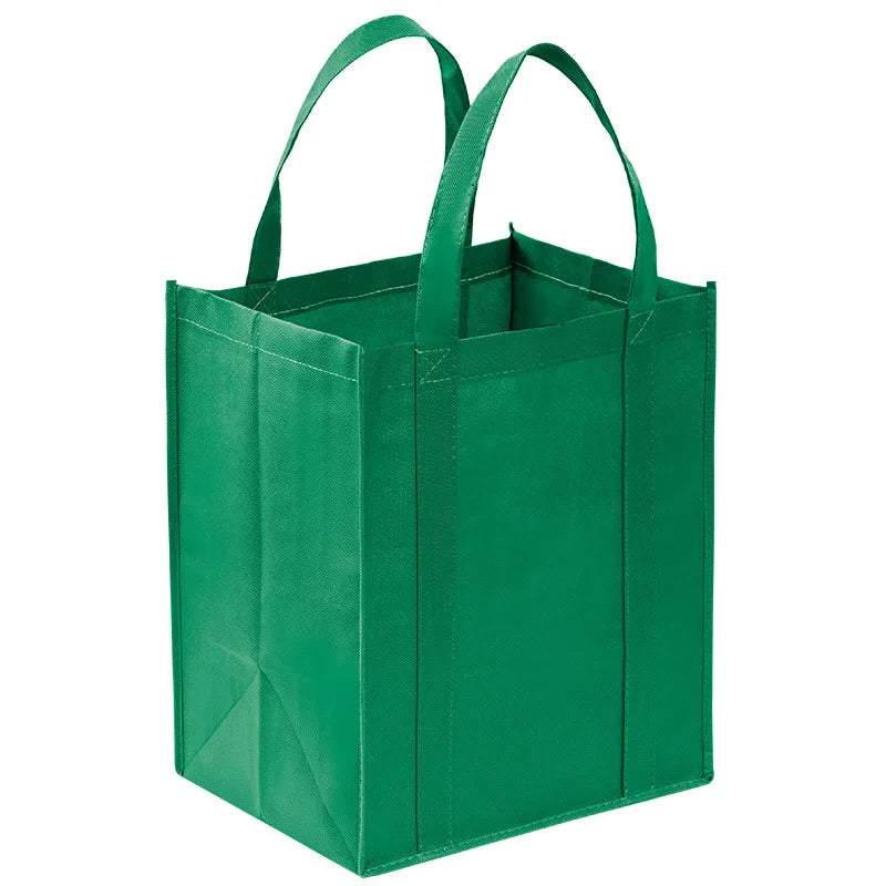 Simple Reusable Shopping Bags For Women Portable Foldable Eco-Friendly Grocery Heavy Duty Handbag Large Capacity Tote Bag