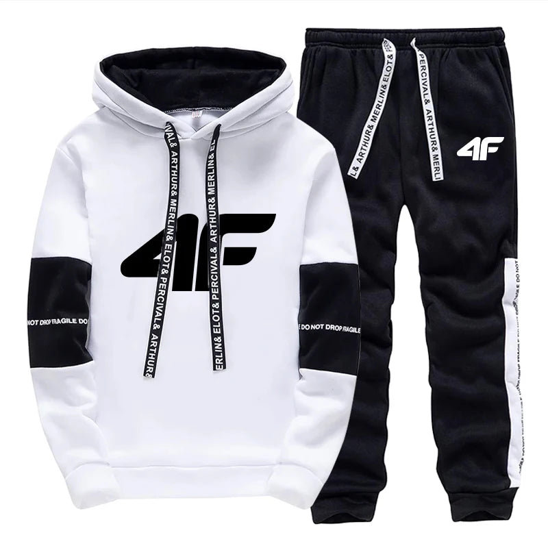 Hot Sale Men's Tracksuit Set or Single Hoodie And Sweatpants Loose Fit Casual Sportswear Soft & Comfortable for Outdoor Jogging
