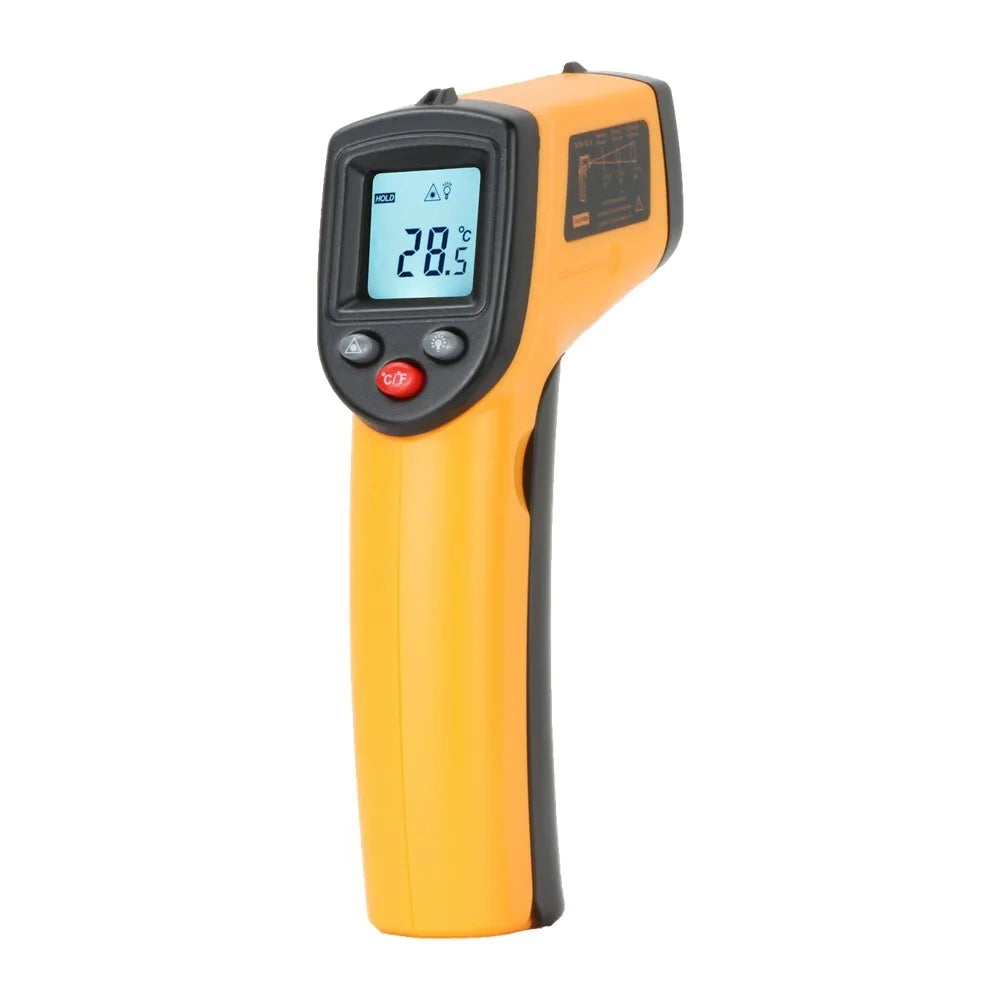 Handheld LCD Infrared Thermometer Convertible Units Laser Positioning Non-contact Thermometer Accurate Professional