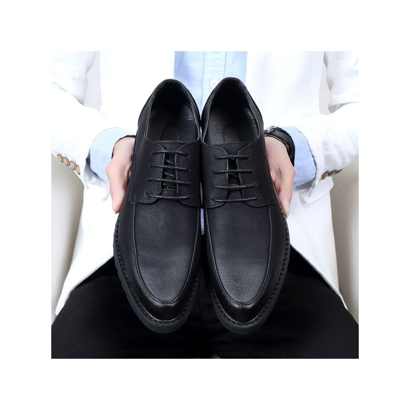 Men's Formal Dress Shoes Simple Lace-up Style