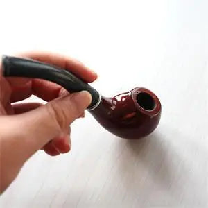 Classic Wood Grain Resin Pipe Chimney Filter Long Smoking Pipes Tobacco Pipe Cigar Gifts Narguile Gift Grinder Smoke Mouthpiece