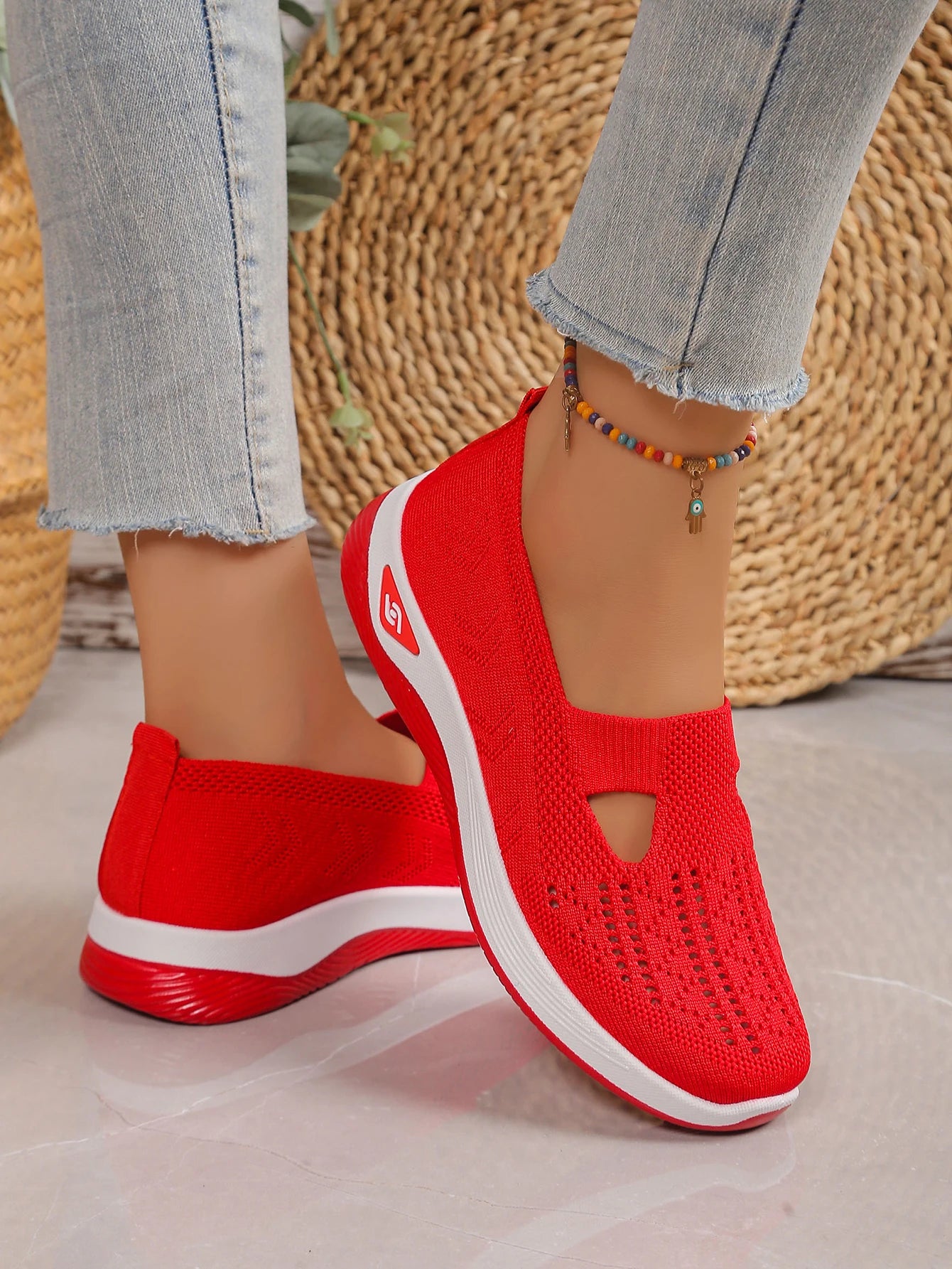 women's summer shoes - casual sneaker, simple, Lightweight, breathable, one-foot pedal women shoes sale shoes with free shipping