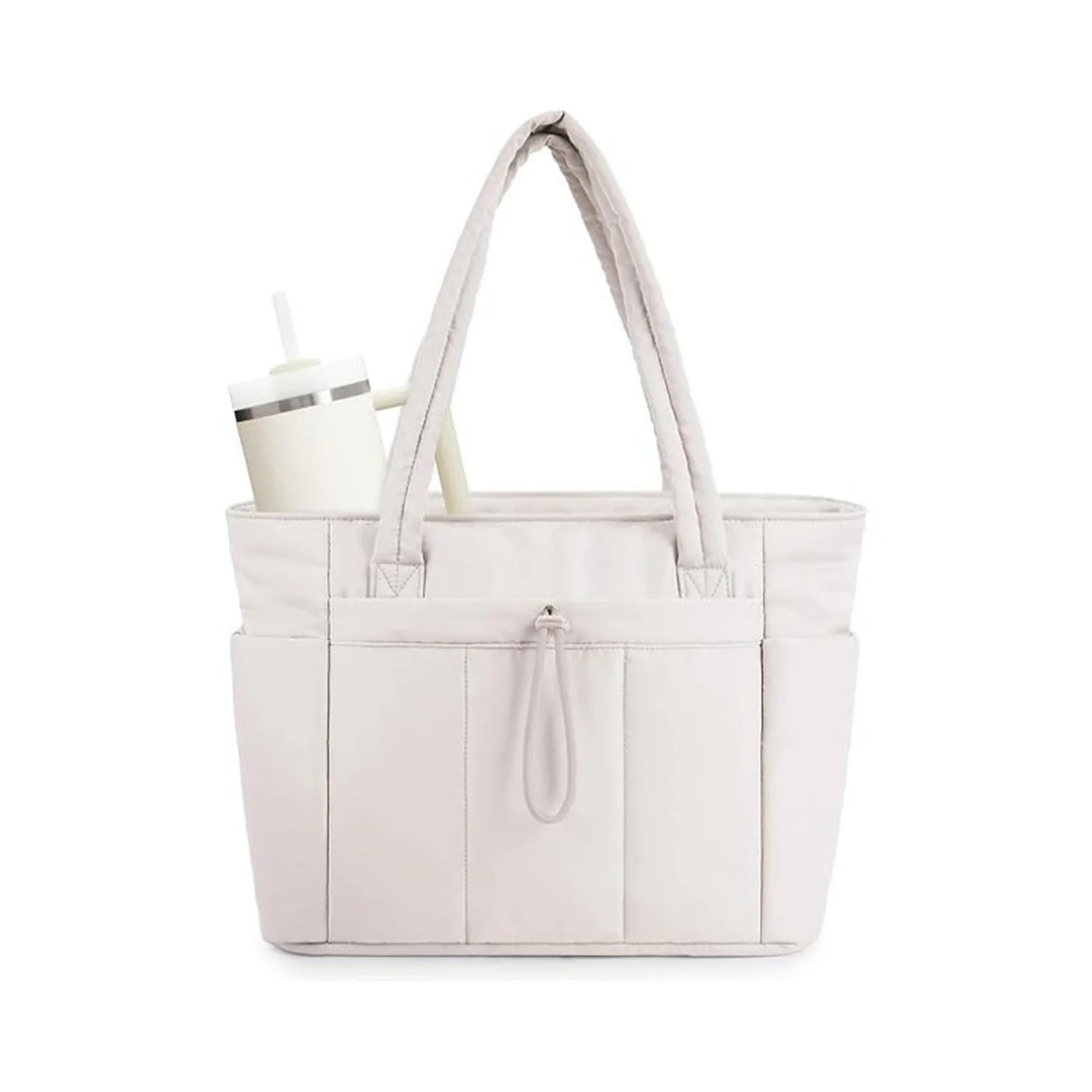 Tote Bags Packet Pouch Women'S Portable Shoulder Handbags With Cup Holder Laptop Outdoor Travel Work Camping Hiking Bags