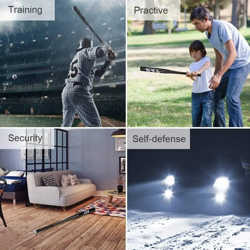 20-30inch Baseball Bat Softball Bat T-Ball Bat Home Defense Self-Defense Aluminum Alloy Thickened Baseball Bat for Outdoor Sport