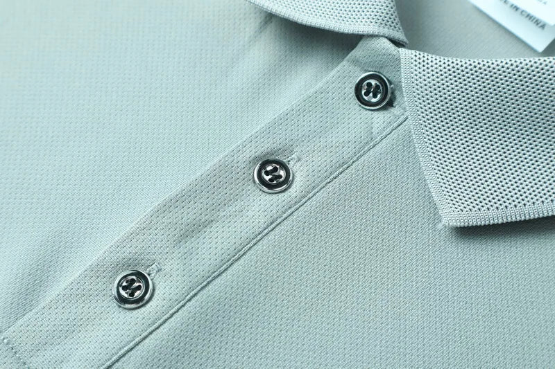 New Men's Loose Comfortable and Fashionable Polo Shirt Versatile in Spring Autumn Trends High-quality and Comfortable Top