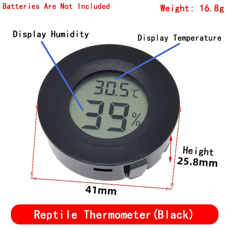 Mini LCD digital thermometer used for freezer temperature - 50-110℃ refrigerator thermometer indoor and outdoor waterproof probe