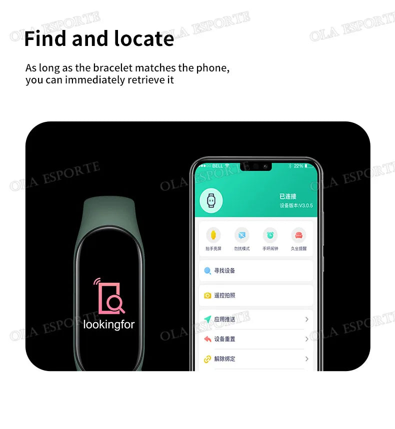 For Men Women Smart Watch Heart Rate Sleep Monitoring Fashion Waterproof Sports Bracelet Full Touch Screen Multiple Sports Modes