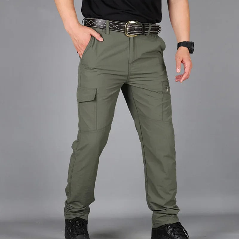 Summer Cargo Pants Men Army Military Tactical Jogger Trekking Hiking Mountain Work Tourism Trousers Streetwear