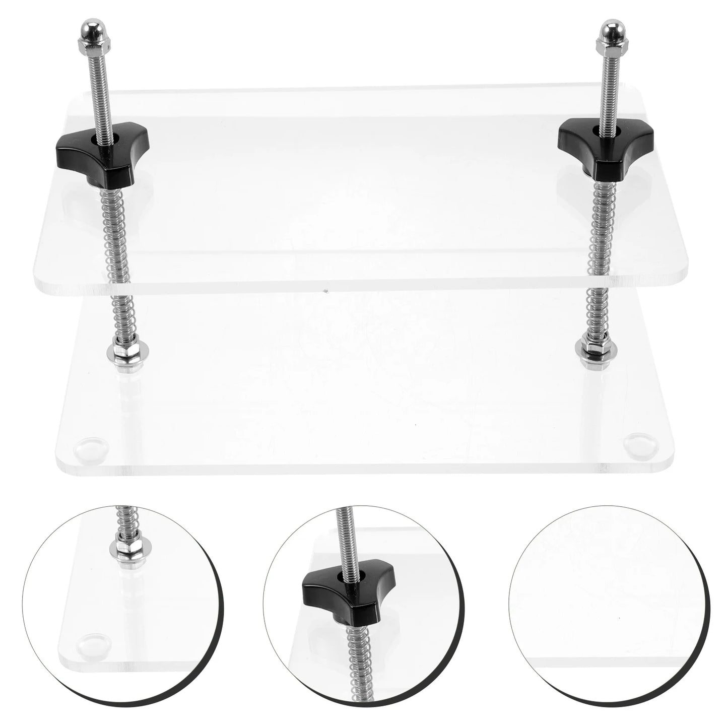 Professional Acrylic Metal Cheese Press Tool Tofu Clamp Board for Home Cheese Tofu Making Supplies DIY Grill Weight