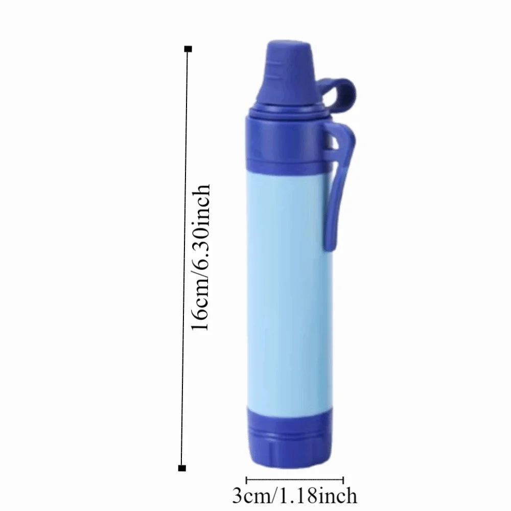 Mini Mini Water Filter Straw Purifier Direct Drinking Purification Water Filter Survival Straw Drinking Water Filtering Straw