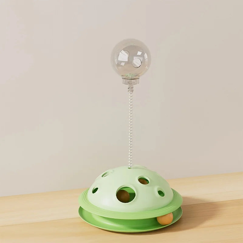 Pet Interactive Leakage Ball - Cat Turntable Toy - Food Dispenser for IQ Training for Dogs and Cats Pet Products Accessories