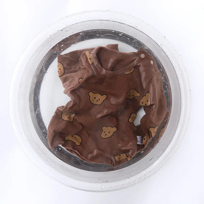 Baby Clothes 2pcs Sets Autumn  Winter Baby Pajama Set Bottom Underwear Two-piece Set Cotton Baby Boy Long Sleeves Outfit