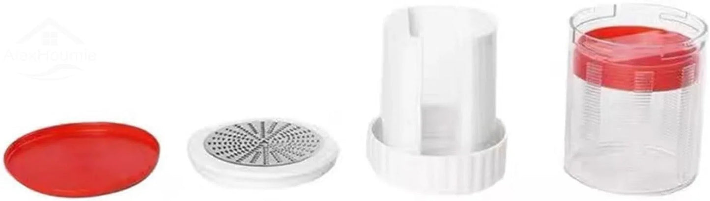 Manual Cheese Slicer Chese Cutter Butter Mill Spreadable Butter Cheese Gadgets Grater Mill with Lid Butter Dispenser Shredder