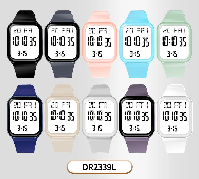 Watch For Men Sports High School Students Trendy Couple Watch Waterproof Alarm Clock Multi Functional Women's Electronic Watches