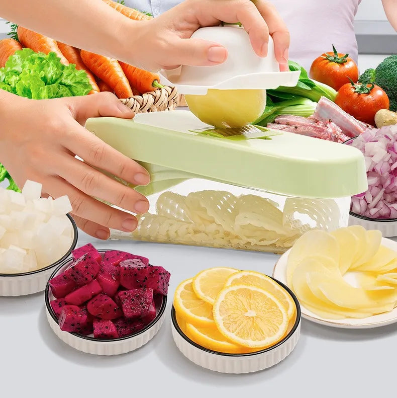 Vegetable cutting artifact Multifunctional grater Potato slicer Shredder Onion dicer Vegetable cutter