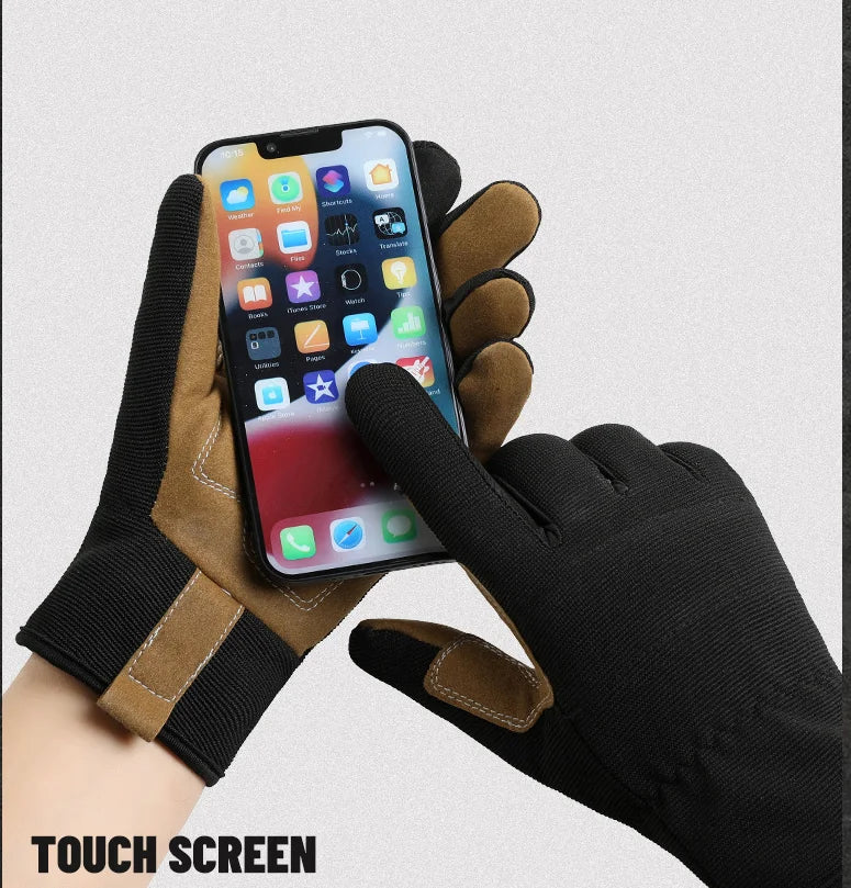 High Performance Multi-Purpose Light Duty Work Gloves For Men&Women Breathable & High Dexterity Touch Screen Excellent Grip