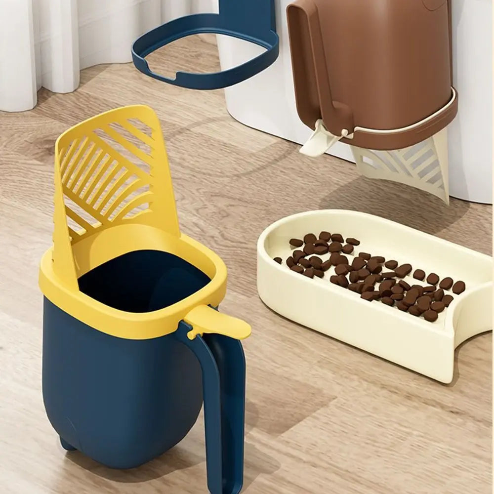 Cat Filter Clean Cat Litter Shovel Scoop Large Capacity Thickening Cat Litter Box Self Cleaning Comfortable Handle