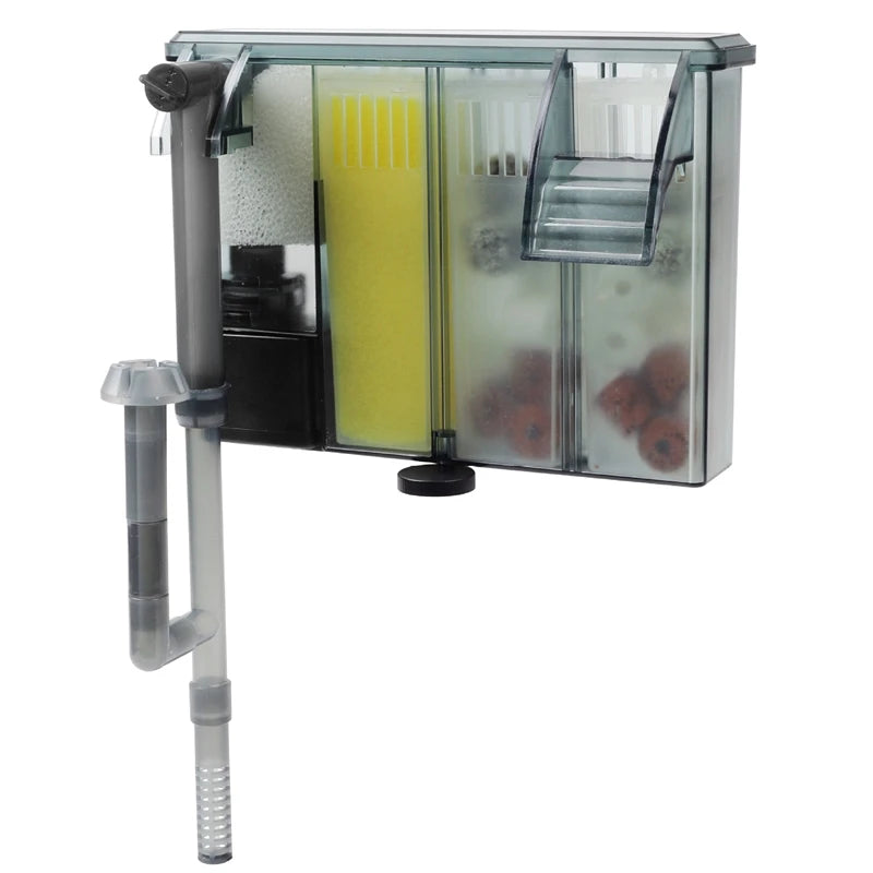 Powerful Aquarium External Filter Wall Mounted Fish Tank Filter Barrel Efficient Water Purification And Circulation System