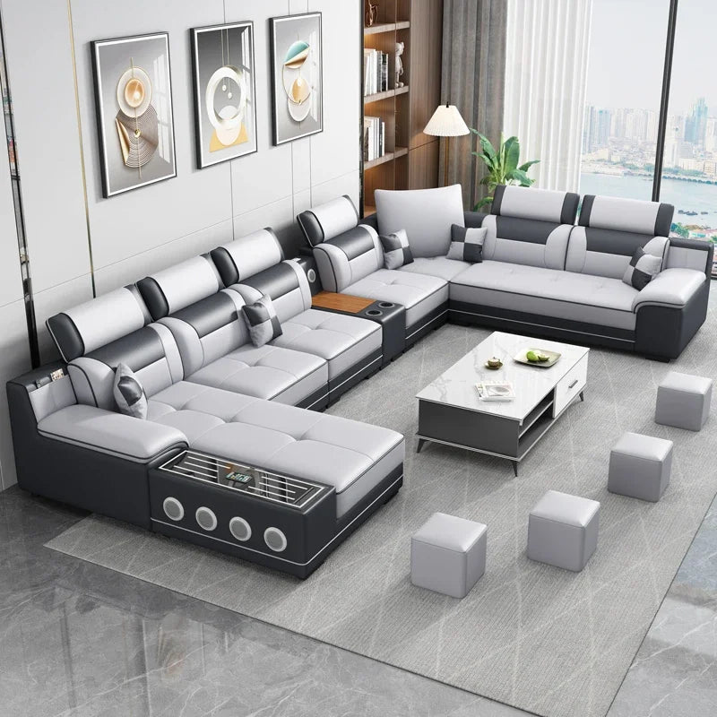 Seater Modern Sofa Ajustable Luxury Sectional Multifunctional Reclining Sofa Cushion Lazy Meubles De Maison Salon Furnitures