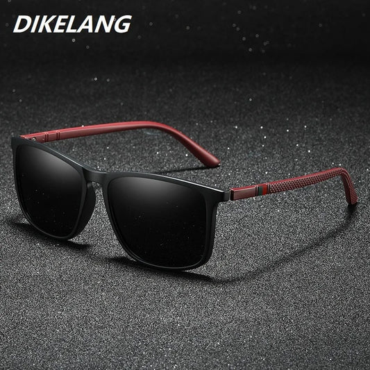 Luxury Men Women Driving Travel Polarized Sunglasses Fashion Brand Design Square Vintage Sun Glasses TR90 Frame Eyewear UV400