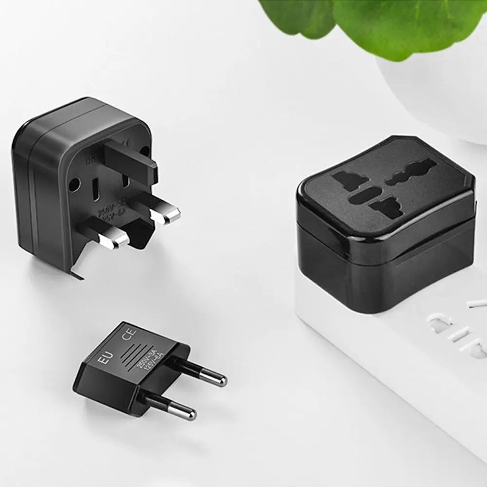 Universal Travel Plug All In One Adapter with EU US UK AU Plug Global Travel Power Charger Sockets Converter