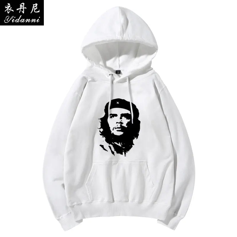 Cuban Red Revolutionary Hero Che Guevara Hooded Sweatshirt Printed Men's and Women's Casual Pullover Long-sleeved Hoodies Tops
