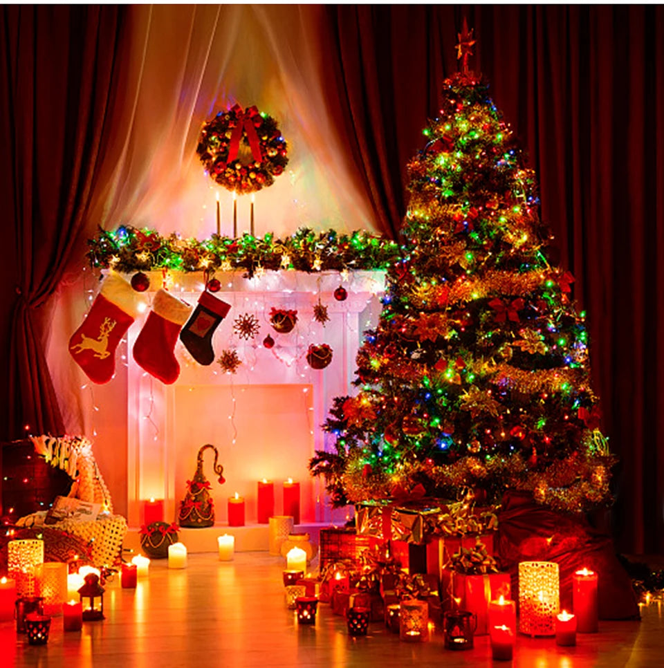 Decorative String 50M 100M 24V LED Strip Light Waterproof Fairy Garland Lights For Outdoor Garden Home Christmas New Year Decor