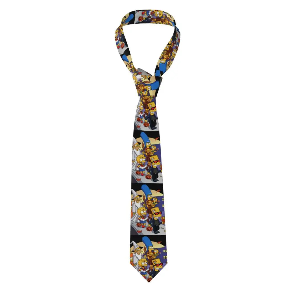 Personalized The S-Simpsones Homer Neck Ties Men Formal Silk Wedding Neckties