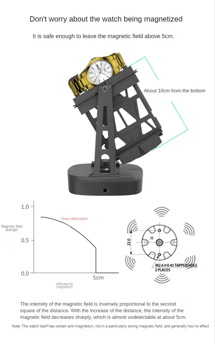Automatic Watch Winder Self-Winding Device Watches Mechanical Rotomat Wind-Up Small Watch Shaker Mechanical Watch Winding Device