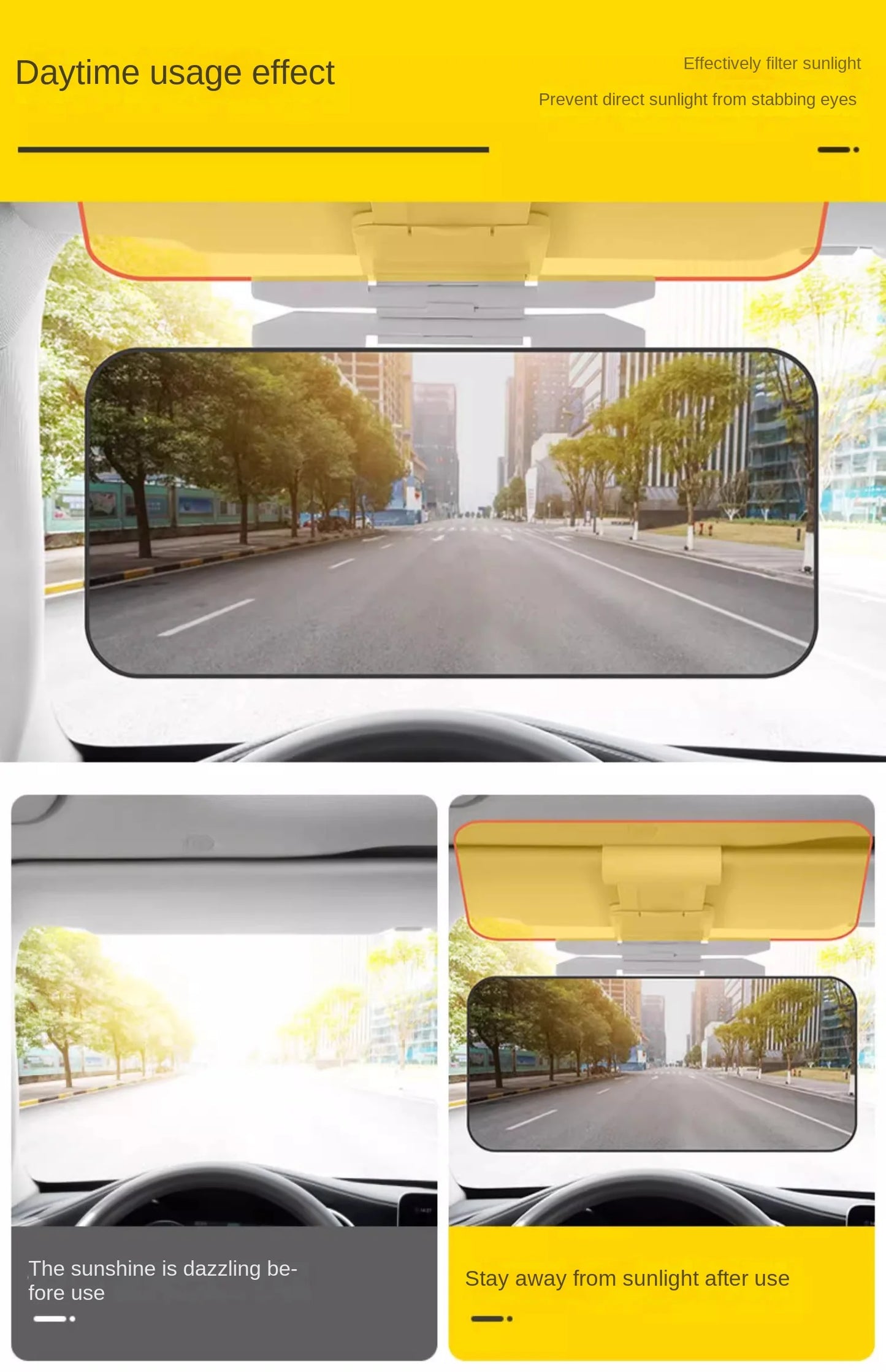 Hot Sale Day Night Car Vision Driver's Eyewear Anti Anti-Glare Night Vision Driver Goggles Night Driving Enhanced Light Glasses