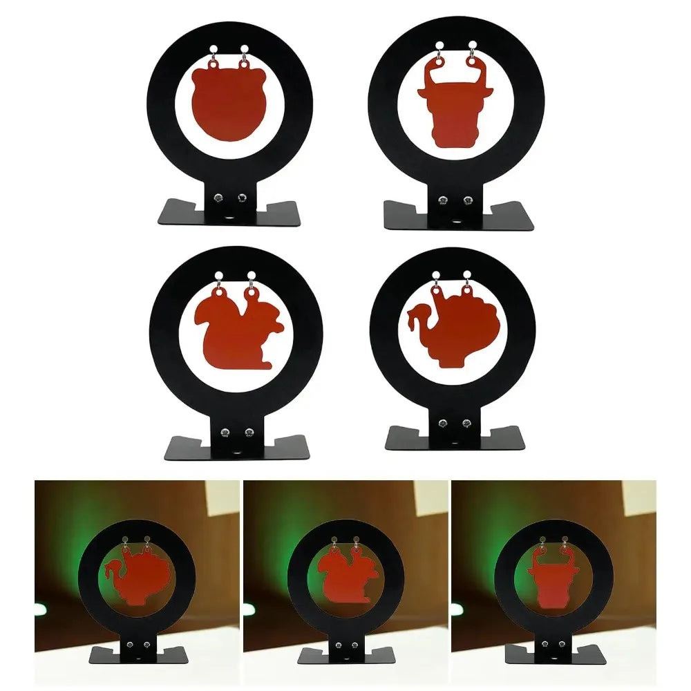 Hunting & Training Gear 1PC Slingshot Target, Metal Flap Target for Indoor Outdoor Tactical Practice