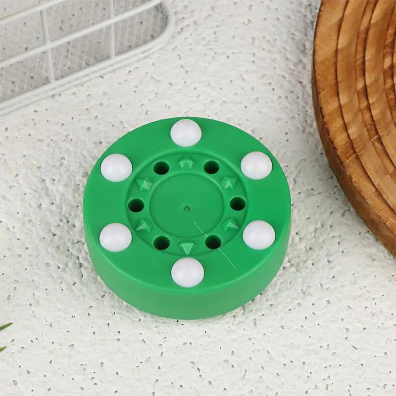 New Inline Roller Hockey Training Puck With 6 Balls For Street Hockey Skate Practice Passing Skill Builder