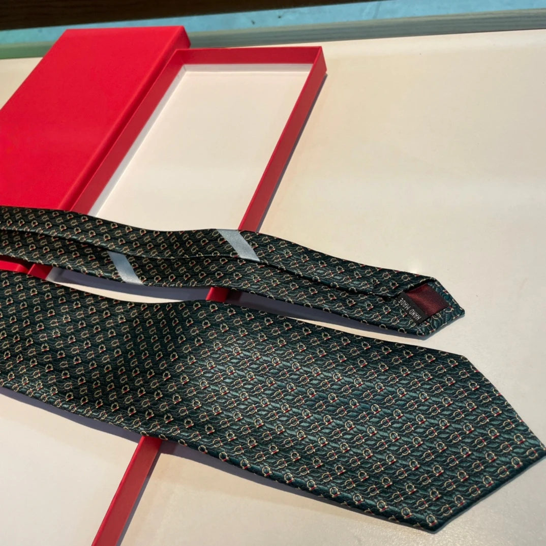 Luxury Brand Handmade Men's Neck Ties 100% Silk Ties Twill F Style High-End Business Formal Bows Ties Holiday Christmas Gifts