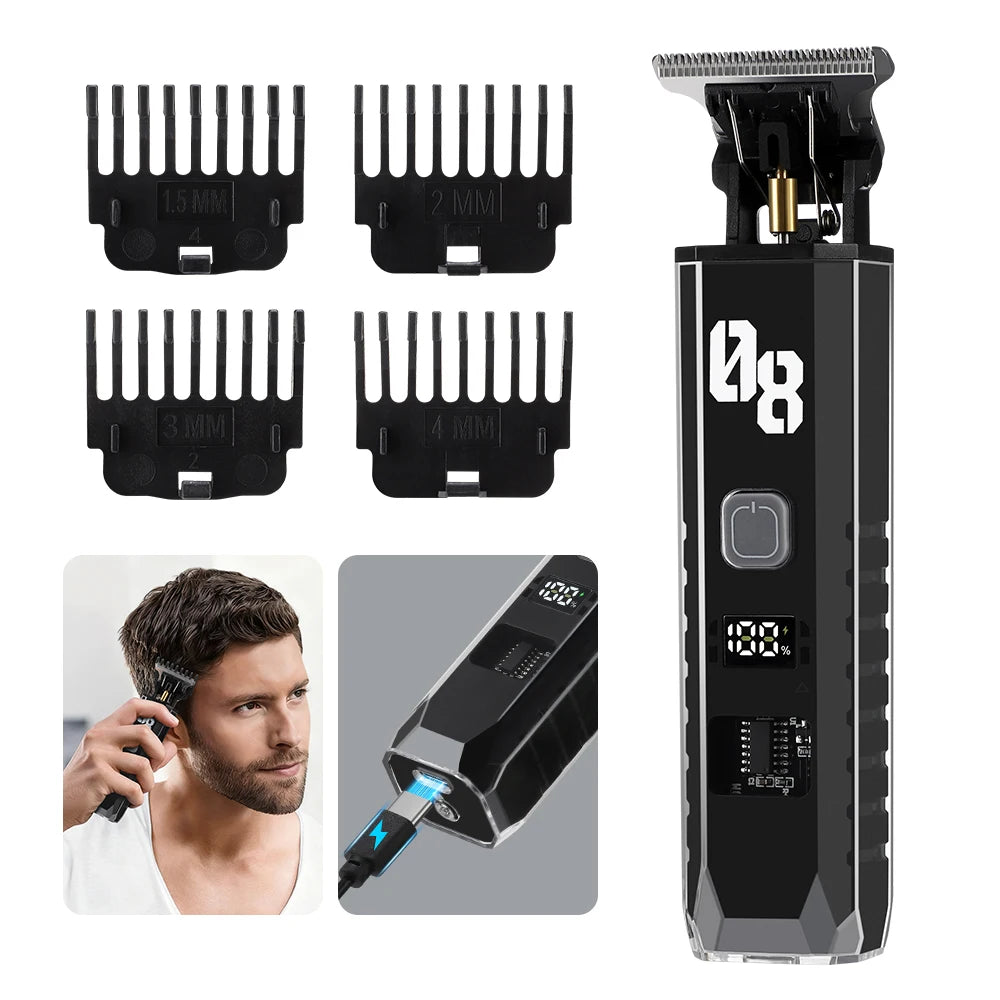Hair Clipper Barber Mower Cutting Machine Electric Trimmer for Man Razor Men's Mower Haircut Men Affair Machine Beard Cutter
