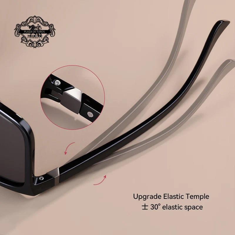 Classic Square Polarized Sunglasses Men Women Retro Black Sun Glasses Male Female Fashion Summer Anti Glare Driving Shades UV400
