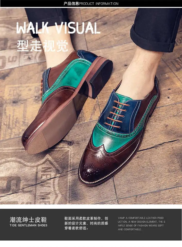 High Quality Business Formal Leather Shoes Mens Casual Dress Shoes Classic Italian Formal Oxford Elegant Shoes Men Office Shoes