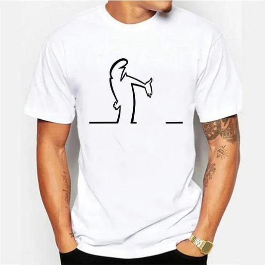 Summer T Shirts For Men, Balum La Linea Funny Graphic Tshirt, Cotton Comfortable Premium Camisetas