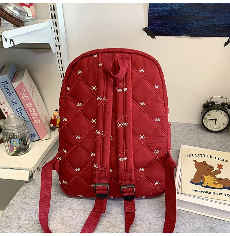 New Large Capacity Children's School Backpack Lightweight Bow Students Schoolbag School Bags Boys Girls Tutoring Bag Laptop Bag