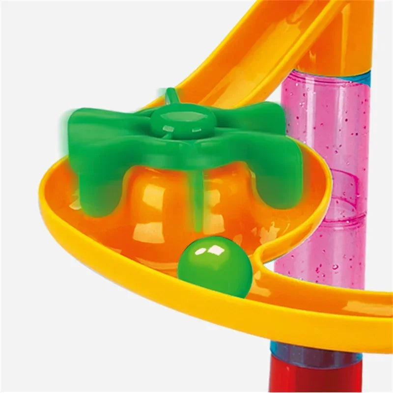 Marble Run Building Blocks Marbles Slide Toys For Children DIY Creativity Constructor Educational Toys Children Gift