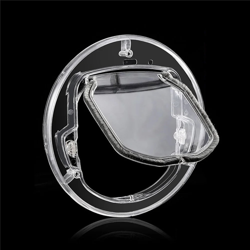 Easy Install Pc Pet Door Hole Round Cat Entry Exit Stable Structure Magnetic Design