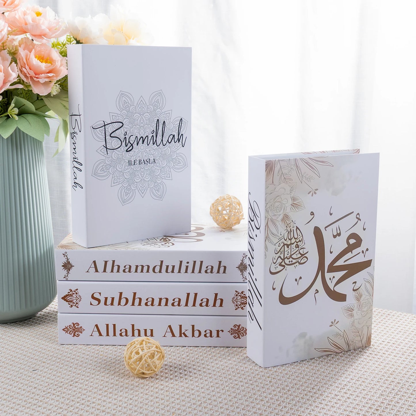 Islamic Serie Fake Book Decoration Coffee Table Decoration Living Room Fashion Prop Books Home Decoration Model Room Accessories