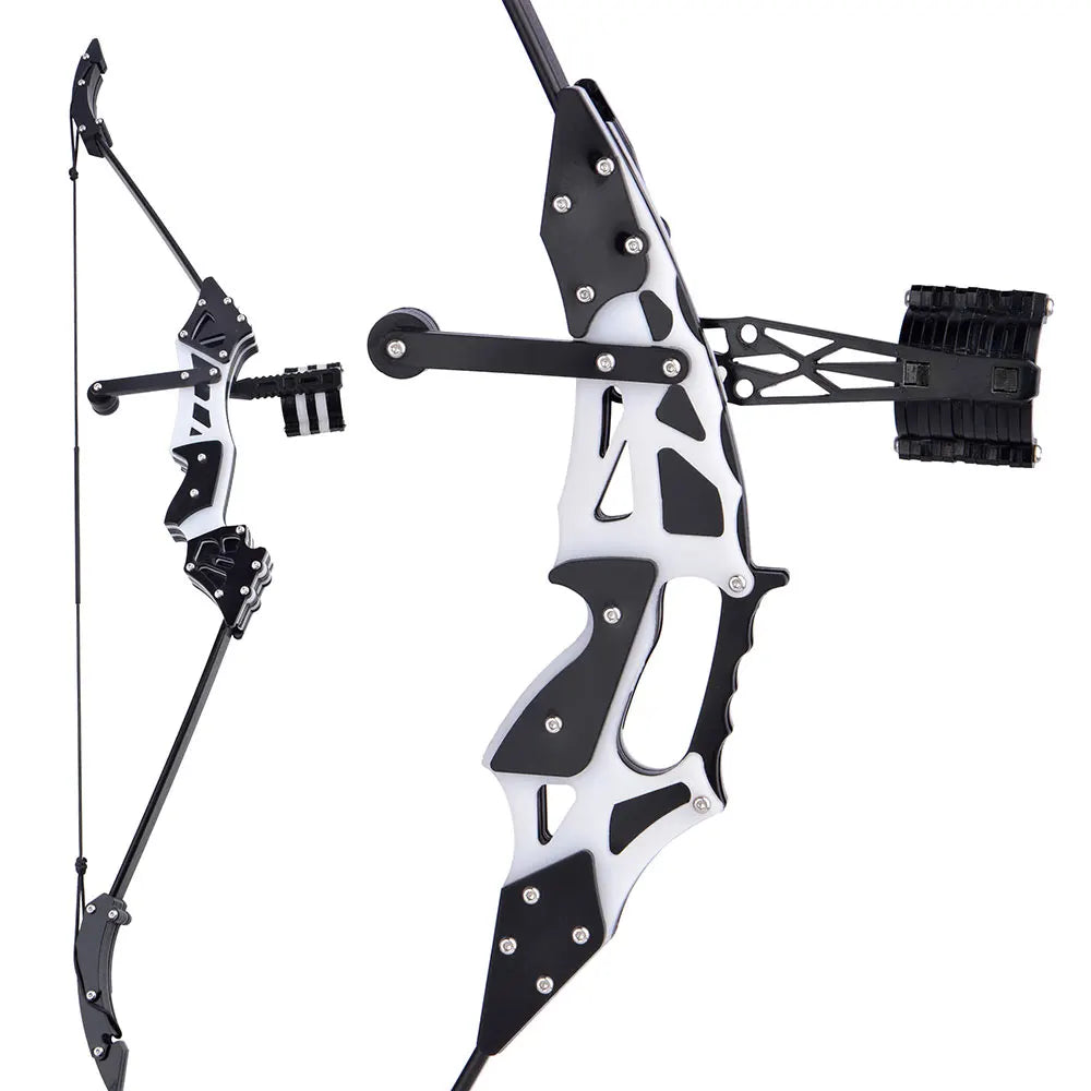 18Lbs Archery Mini Recurve Bow 19" Short Shooting Bow with Wooden Arrows for Youth Teen Children Outdoor Targeting Practice Game
