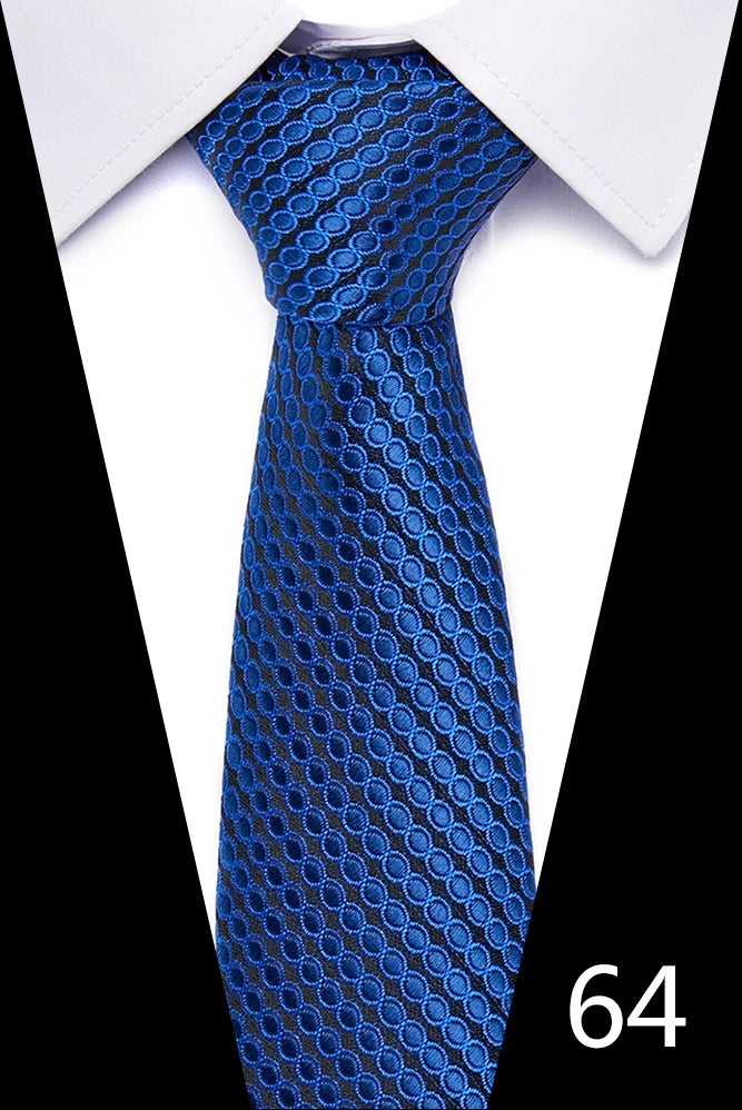 Hot Sale Necktie Man 7.5 cm Silk Tie Solid Color Gravatas Suit Accessories Fit Wedding Holiday Party