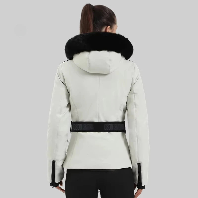Ski Jackets 2025 Mountain Winter Hooded Woman Snowboard Clothes Outdoor Sports Skiing Overcoats Windproof Thermal Snow Tracksuit