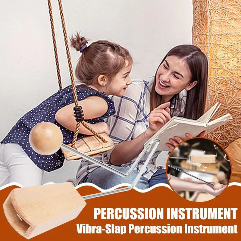 Vibra-Slap Percussion Instrument Wood Percussion Instrument Percussion Musical Instrument Vibraslap Unique Musical Loud Stage